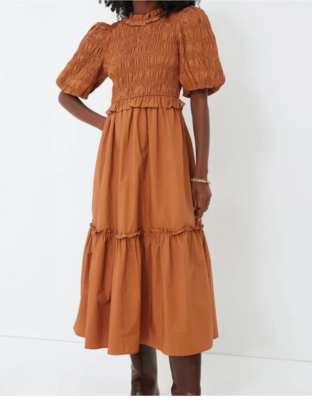 Moon River smocked top tiered dress